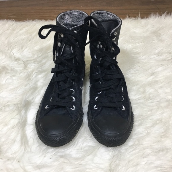 Converse Shoes - Converse Combat Style Fold Over Leather Shoes